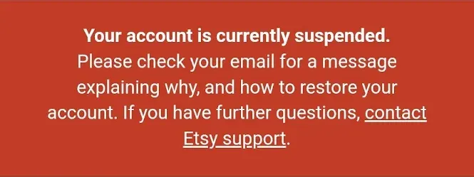 Причины приостановки аккаунтов Etsy и как этого избежать